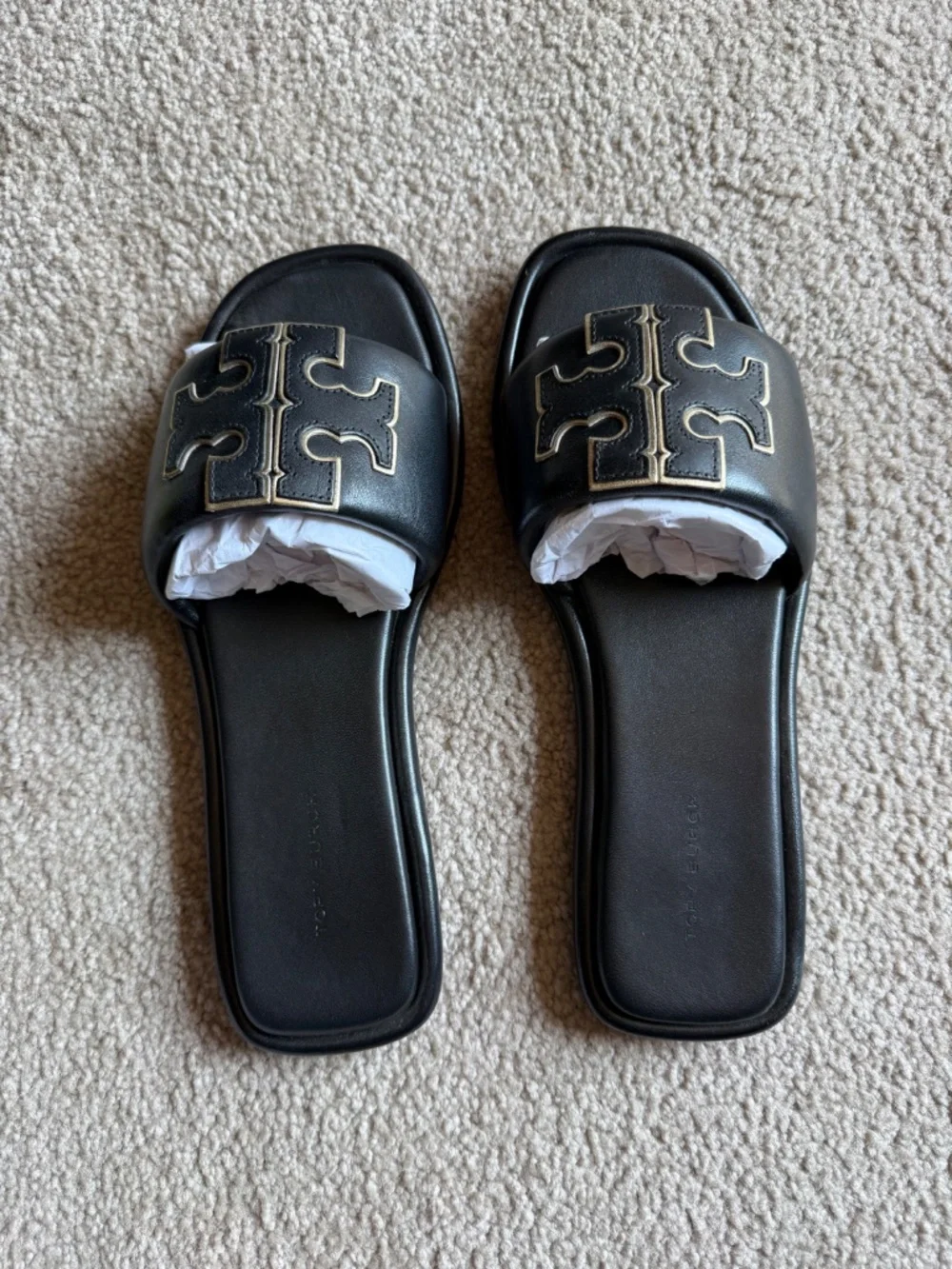 Tory Burch Double T Strap Slides
